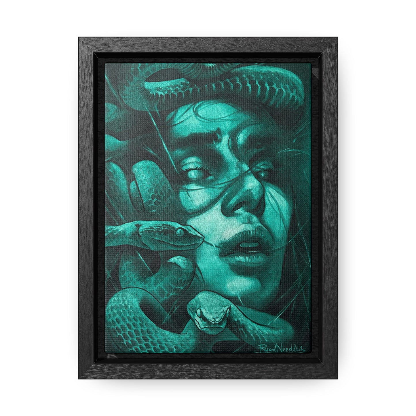 Medusa Print Gallery Canvas Wraps with Floating Vertical Frame