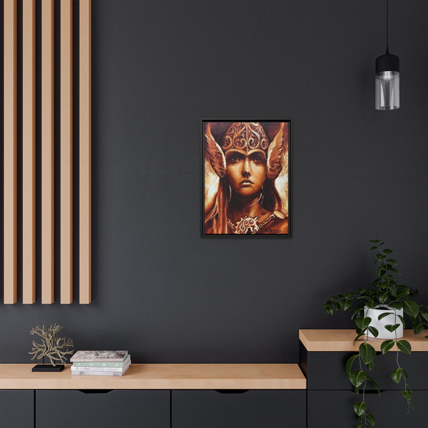 Valkyrie Print Matte Canvas with Floating Frame